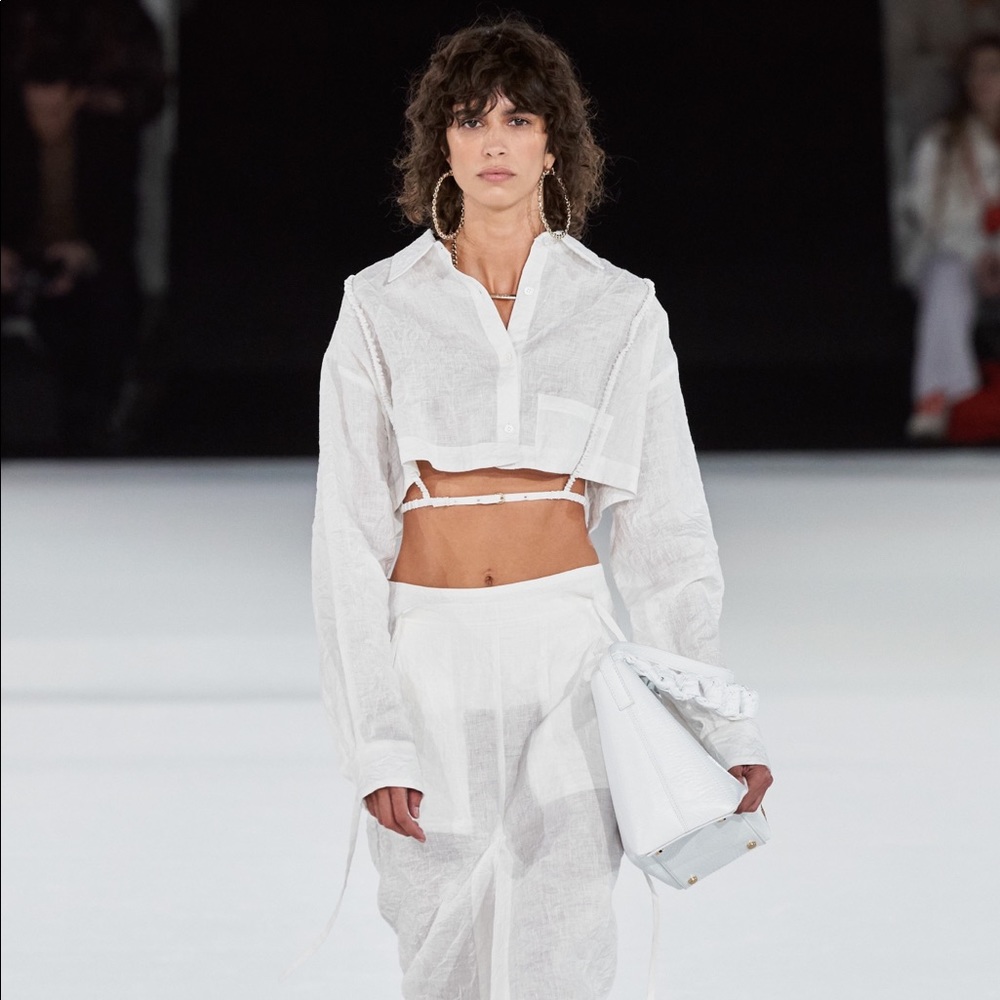 [ nwt ] Jacquemus Cavaou Cropped Shirt